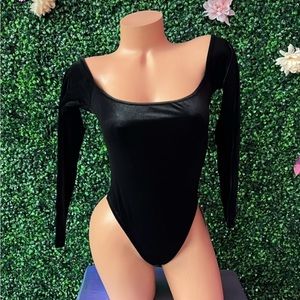 Rolita couture velvet bodysuit